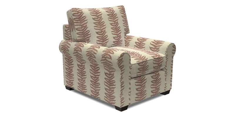 Bignor Chair in Two Tone Plain Biscuit. Loose cover option available