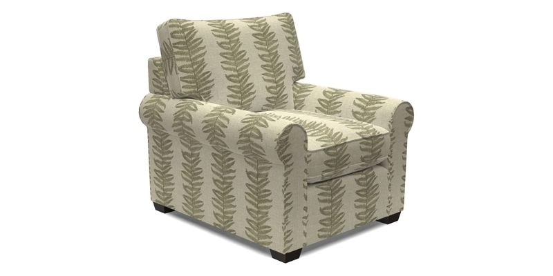 Bignor Chair in Two Tone Plain Biscuit. Loose cover option available