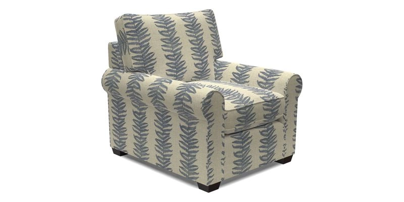 Bignor Chair in Two Tone Plain Biscuit. Loose cover option available