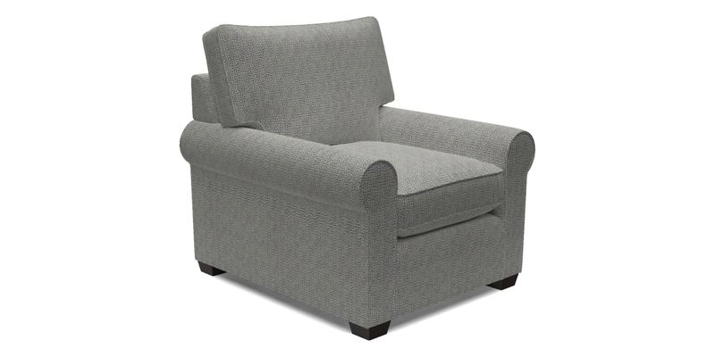 Bignor Chair in Two Tone Plain Biscuit. Loose cover option available