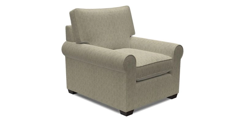 Bignor Chair in Two Tone Plain Biscuit. Loose cover option available