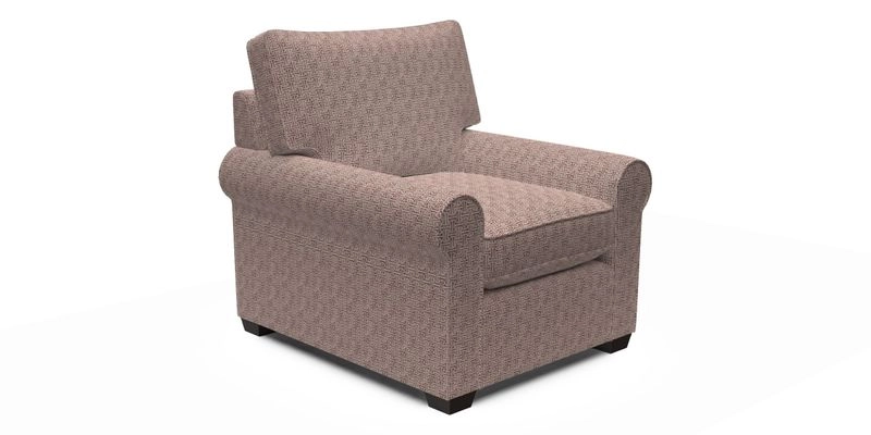 Bignor Chair in Two Tone Plain Biscuit. Loose cover option available