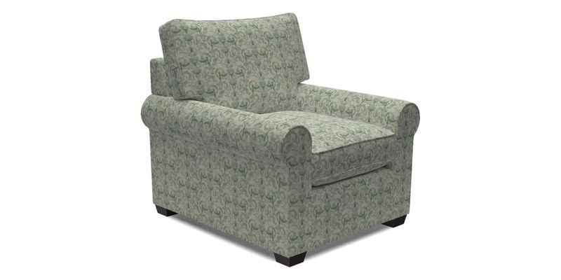 Bignor Chair in Two Tone Plain Biscuit. Loose cover option available