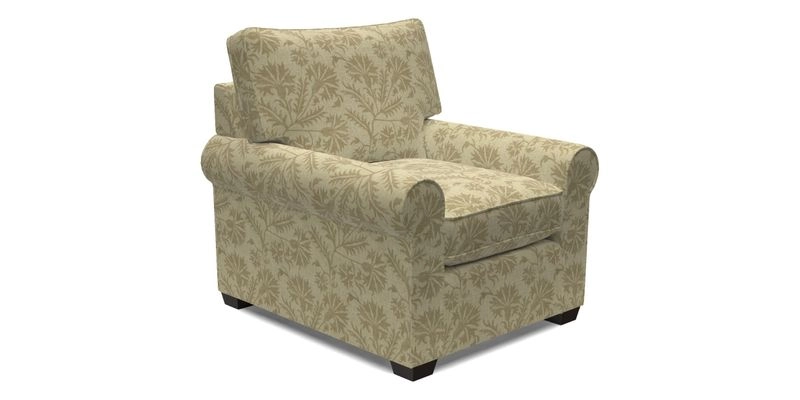 Bignor Chair in Two Tone Plain Biscuit. Loose cover option available