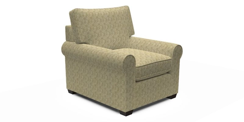 Bignor Chair in Two Tone Plain Biscuit. Loose cover option available