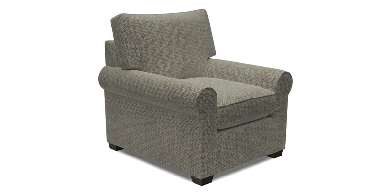 Bignor Chair in Two Tone Plain Biscuit. Loose cover option available
