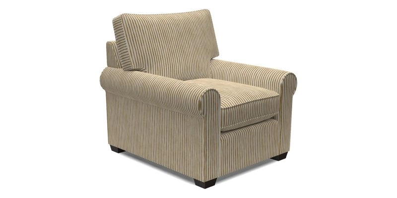 Bignor Chair in Two Tone Plain Biscuit. Loose cover option available