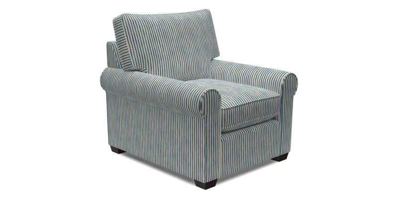 Bignor Chair in Two Tone Plain Biscuit. Loose cover option available
