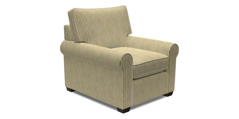 Bignor Chair in Two Tone Plain Biscuit. Loose cover option available