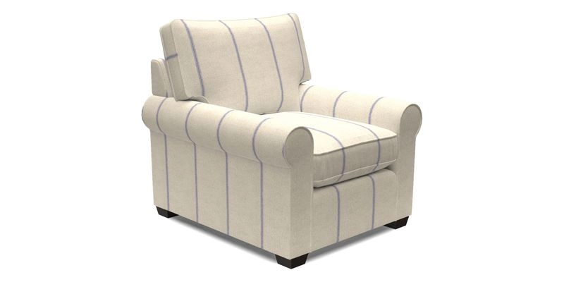 Bignor Chair in Two Tone Plain Biscuit. Loose cover option available