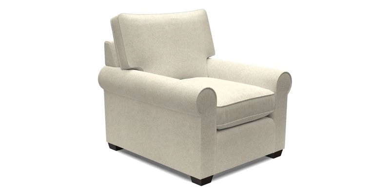 Bignor Chair in Two Tone Plain Biscuit. Loose cover option available