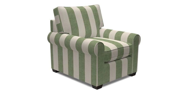 Bignor Chair in Two Tone Plain Biscuit. Loose cover option available