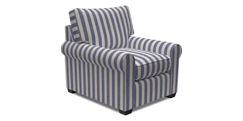 Bignor Chair in Two Tone Plain Biscuit. Loose cover option available