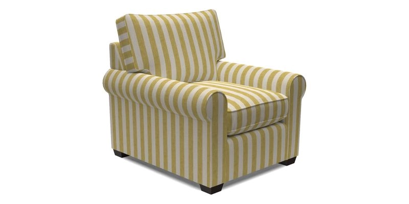 Bignor Chair in Two Tone Plain Biscuit. Loose cover option available
