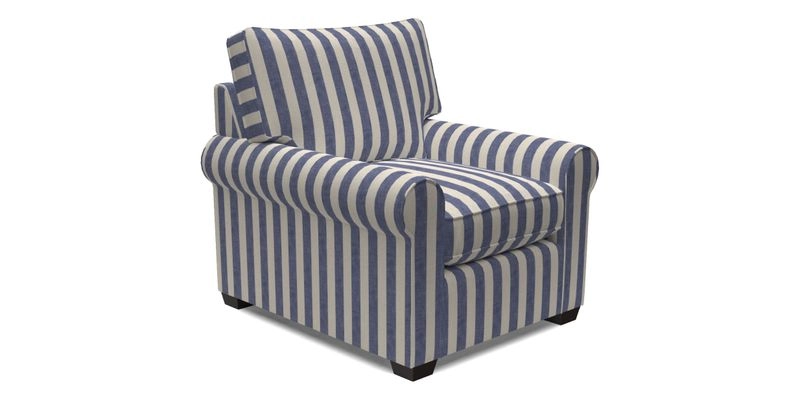 Bignor Chair in Two Tone Plain Biscuit. Loose cover option available