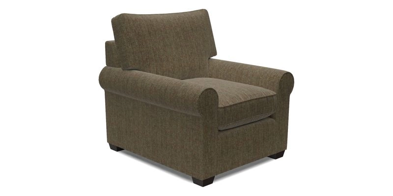 Bignor Chair in Two Tone Plain Biscuit. Loose cover option available