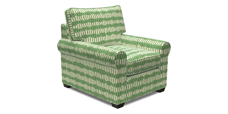 Bignor Chair in Two Tone Plain Biscuit. Loose cover option available