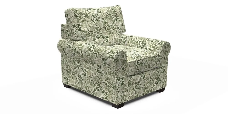 Bignor Chair in Two Tone Plain Biscuit. Loose cover option available