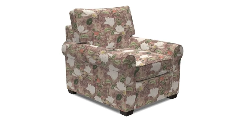 Bignor Chair in Two Tone Plain Biscuit. Loose cover option available