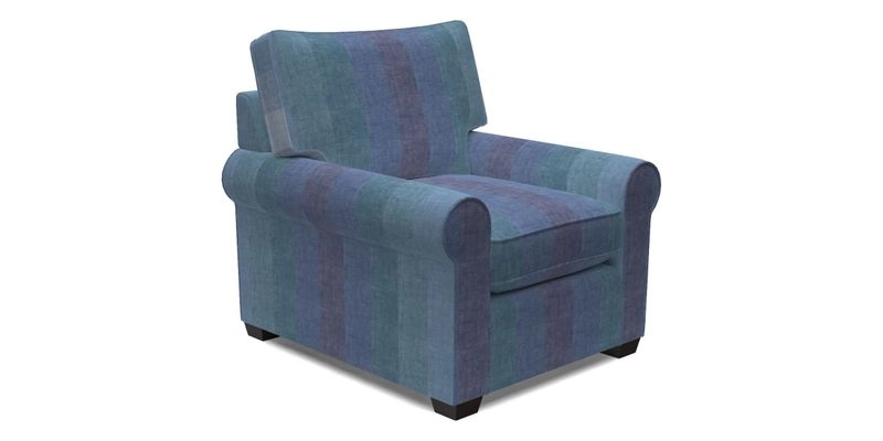 Bignor Chair in Two Tone Plain Biscuit. Loose cover option available