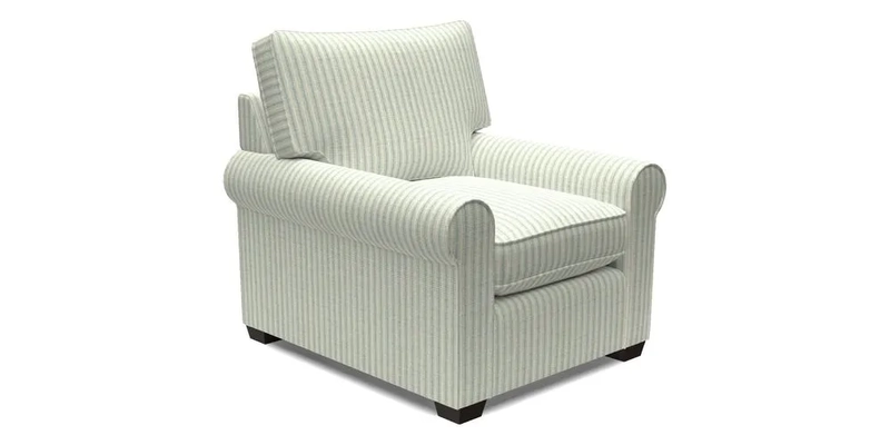 Bignor Chair in Two Tone Plain Biscuit. Loose cover option available