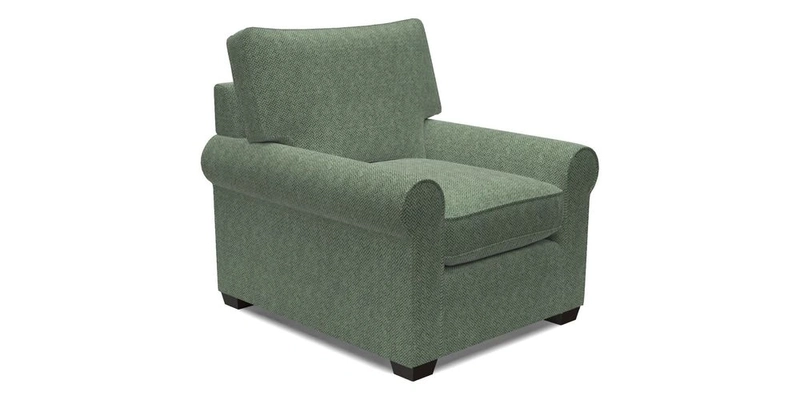 Bignor Chair in Two Tone Plain Biscuit. Loose cover option available