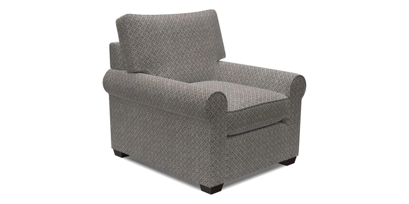 Bignor Chair in Two Tone Plain Biscuit. Loose cover option available