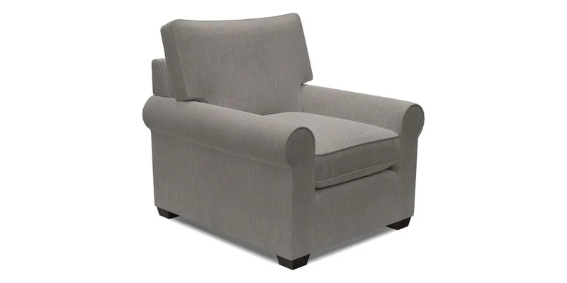 Bignor Chair in Two Tone Plain Biscuit. Loose cover option available