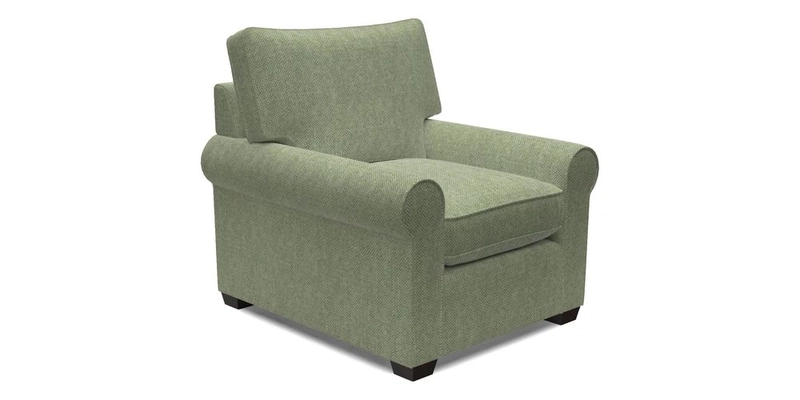 Bignor Chair in Two Tone Plain Biscuit. Loose cover option available