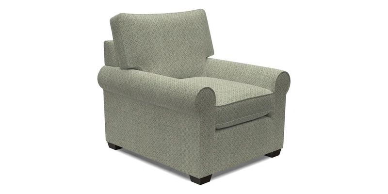 Bignor Chair in Two Tone Plain Biscuit. Loose cover option available
