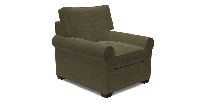 Bignor Chair in Two Tone Plain Biscuit. Loose cover option available