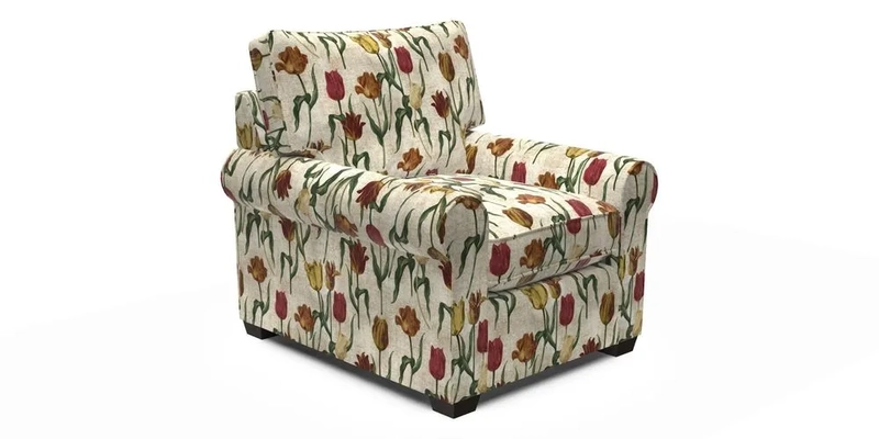 Bignor Chair in Two Tone Plain Biscuit