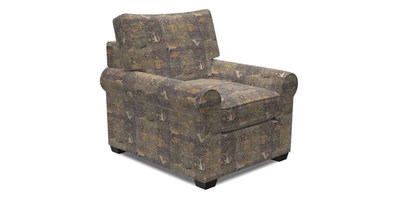 Bignor Chair in Two Tone Plain Biscuit. Loose cover option available