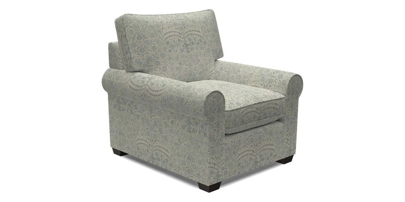 Bignor Chair in Two Tone Plain Biscuit. Loose cover option available