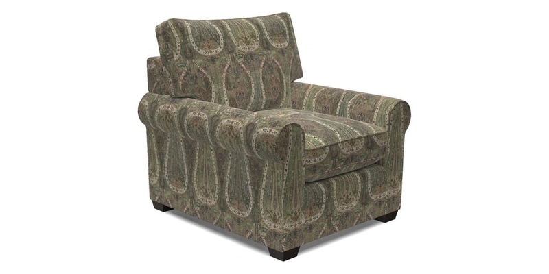 Bignor Chair in Two Tone Plain Biscuit. Loose cover option available