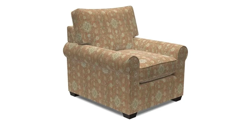 Bignor Chair in Two Tone Plain Biscuit. Loose cover option available