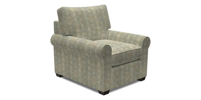Bignor Chair in Two Tone Plain Biscuit. Loose cover option available