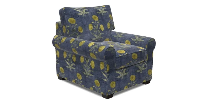 Bignor Chair in Two Tone Plain Biscuit. Loose cover option available