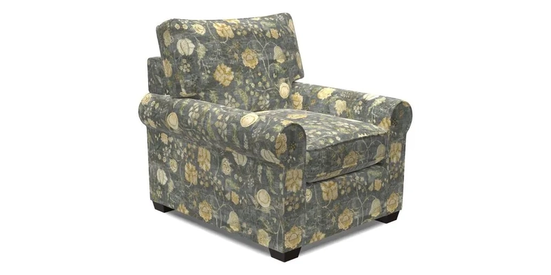 Bignor Chair in Two Tone Plain Biscuit. Loose cover option available