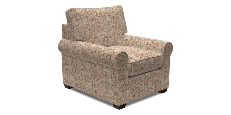 Bignor Chair in Two Tone Plain Biscuit. Loose cover option available
