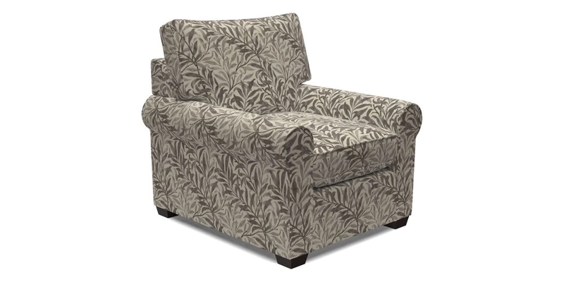 Bignor Chair in Two Tone Plain Biscuit. Loose cover option available