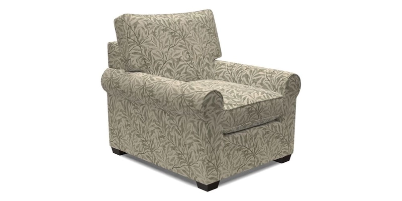 Bignor Chair in Two Tone Plain Biscuit. Loose cover option available