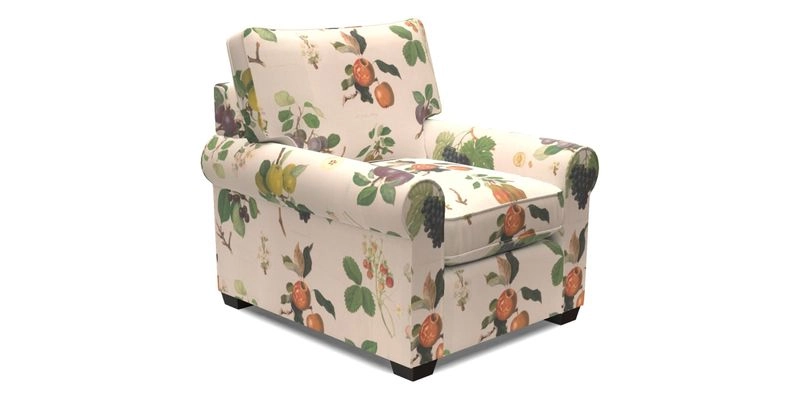 Bignor Chair in Two Tone Plain Biscuit. Loose cover option available