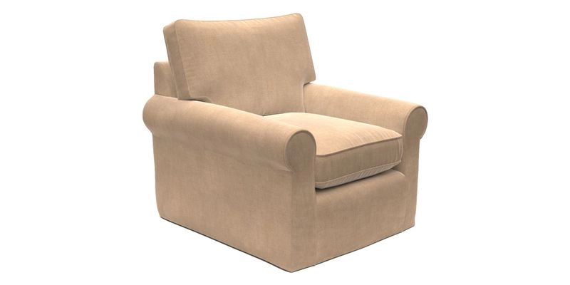 Bignor Chair in Two Tone Plain Biscuit