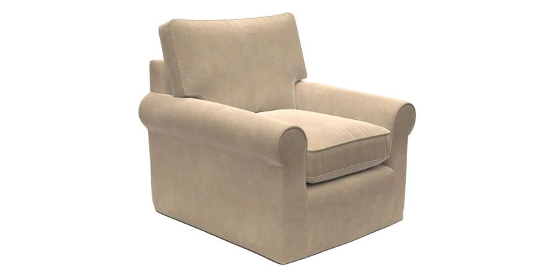 Bignor Chair in Two Tone Plain Biscuit