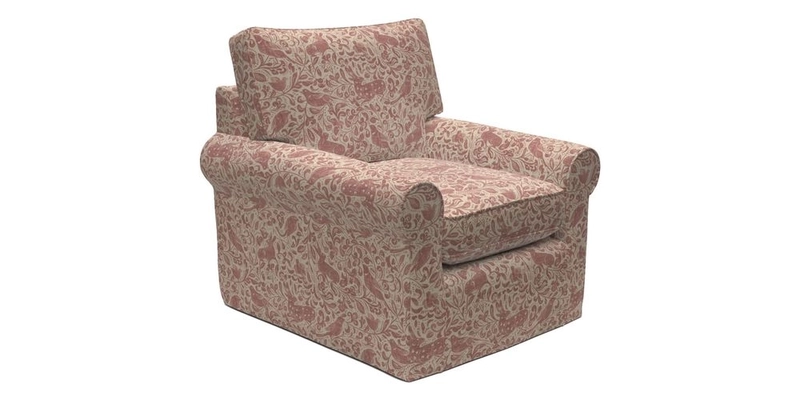 Bignor Chair in Two Tone Plain Biscuit. Loose cover option available