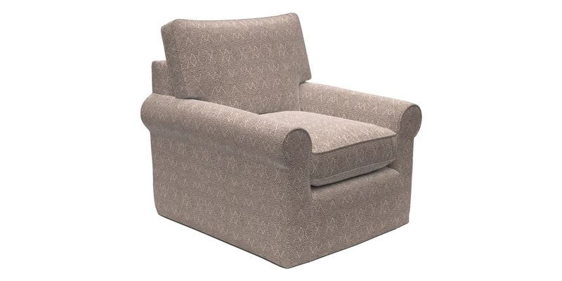 Bignor Chair in Two Tone Plain Biscuit. Loose cover option available