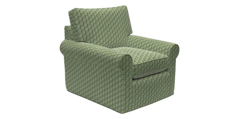 Bignor Chair in Two Tone Plain Biscuit. Loose cover option available