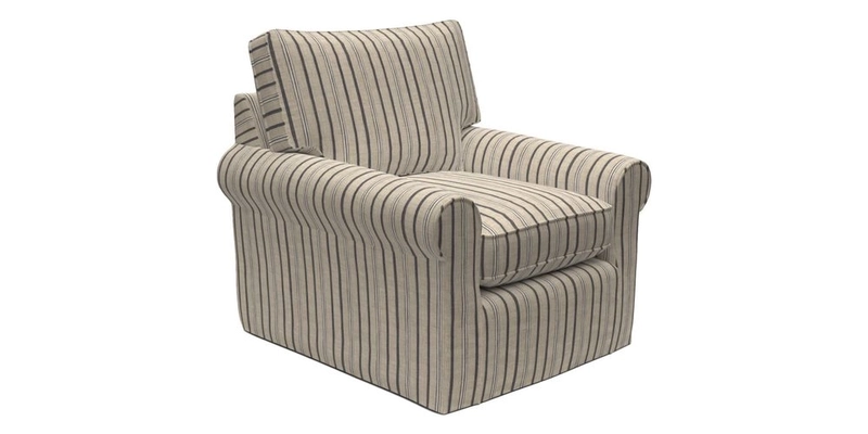Bignor Chair in Two Tone Plain Biscuit