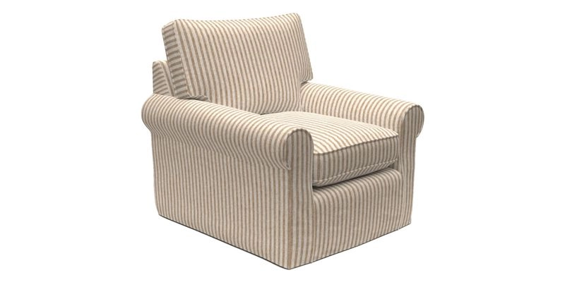 Bignor Chair in Two Tone Plain Biscuit